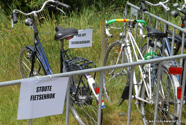 Stoute fietsenhok
