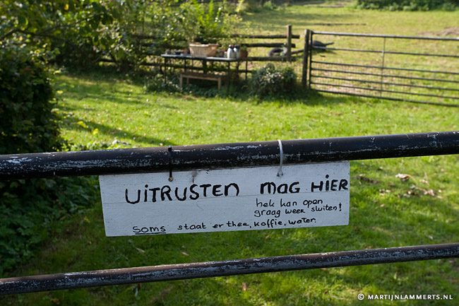 Uitrusten mag hier