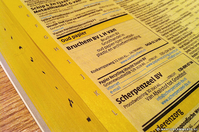 De GoudenGids, toch nog 3 handige adressen.