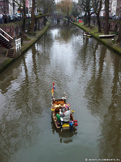 Reinier Sijpkens en zijn muziekboot Notendop