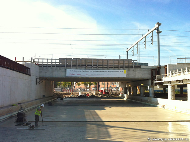Bouw viaduct Briljantlaan